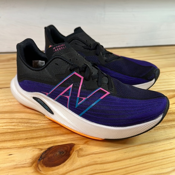 New Balance Womens FuelCell Rebel V2 Running Shoes Black Size 8.5 B(M) US